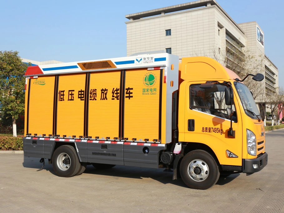 low voltage cable laying car